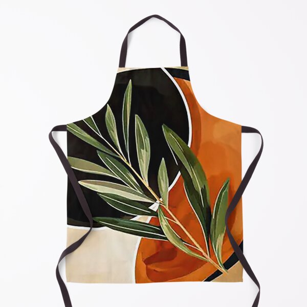 Item preview, Boho Abstract Minimalist Leaf Design In Warm Earthtones designed and sold by DEC02.