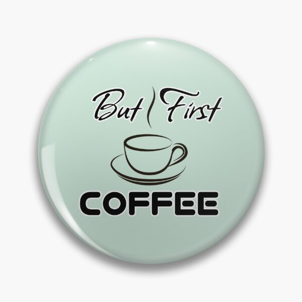 Item preview, But First Coffee Minimal Typography Cafe Design designed and sold by PixelParinda.