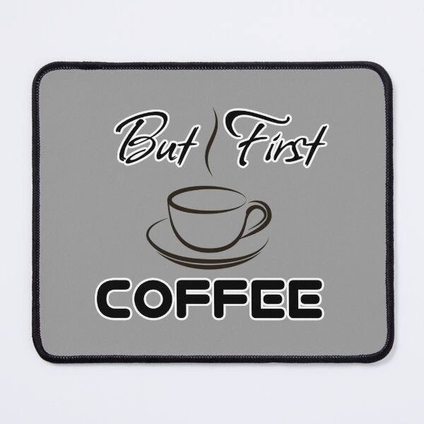 Item preview, But First Coffee Minimal Typography Cafe Design designed and sold by PixelParinda.