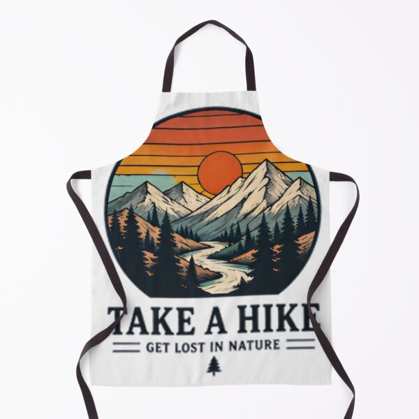 Item preview, Take A Hike Get Lost In Nature Retro Sunset designed and sold by RizziesDesign.
