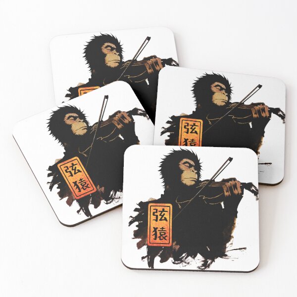 Item preview, The Rope Monkey – Silhouette Sumi-e Fantasy designed and sold by AnmForge.