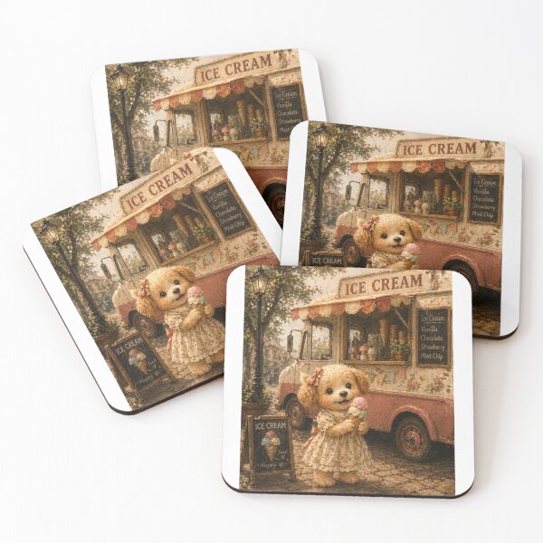 Item preview, Toto & Mong – Ice Cream Day designed and sold by bubuandfriends.