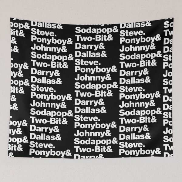 Item preview, The Outsiders - Greasers Names designed and sold by ourkid.
