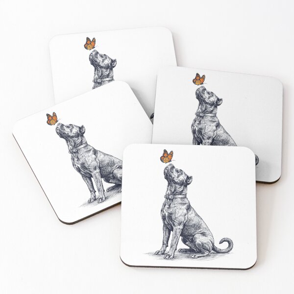 Item preview, Vintage Cane Corso with Butterfly Dog Lover designed and sold by DoodleTortle.