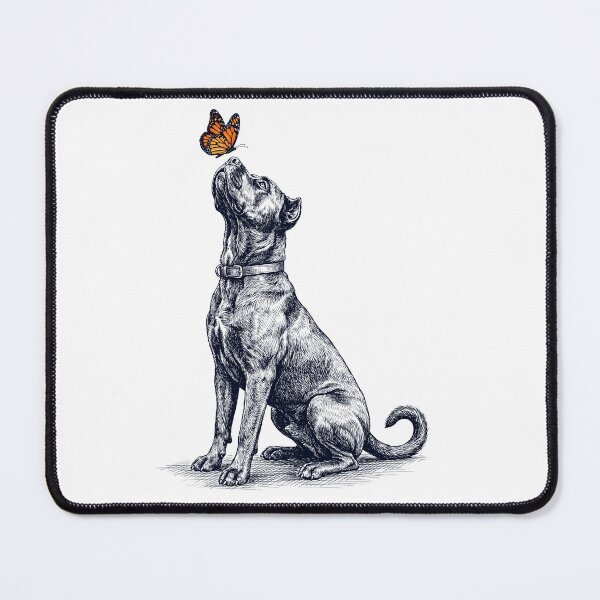 Item preview, Vintage Cane Corso with Butterfly Dog Lover designed and sold by DoodleTortle.