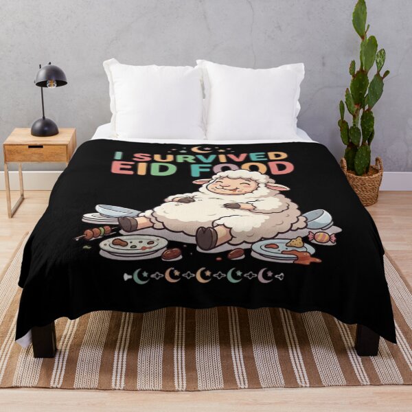Item preview, I Survived Eid Food Funny Sheep Eid al Adha Celebration  designed and sold by bilal sibgui.