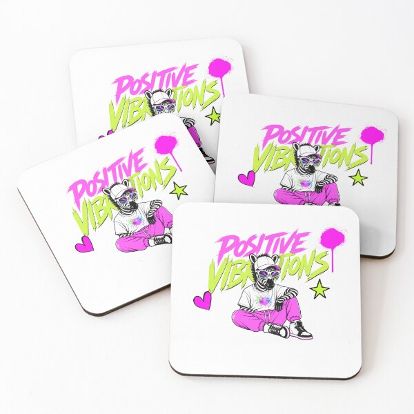 Item preview, Positive Vibrations Zebra Streetwear Neon Graphic designed and sold by Aimetoi.