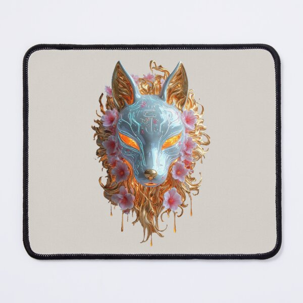 Item preview, SILK & STONE — Kitsune Blossom: Pearl Porcelain & Golden Embers I No. 02 designed and sold by Shift-Bloom.