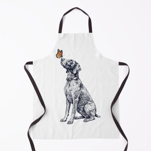 Item preview, Vintage German Shorthaired Pointer with Butterfly Dog Lover designed and sold by DoodleTortle.