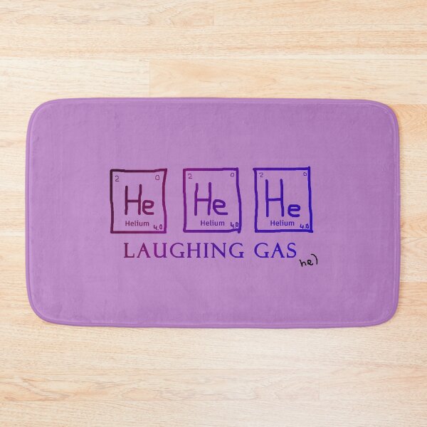 Item preview, He He He Laughing Gas – Funny Chemistry Periodic Table Design designed and sold by DESIGN by NIKOLENKO V.