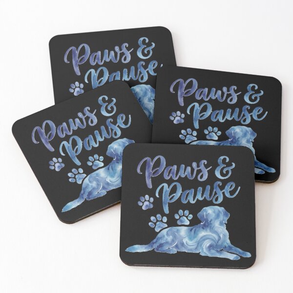 Item preview, Dog Lover Aesthetic – “Paws & Pause” Relaxing Pet Quote Minimal Design. designed and sold by UniqueArtsOnly.