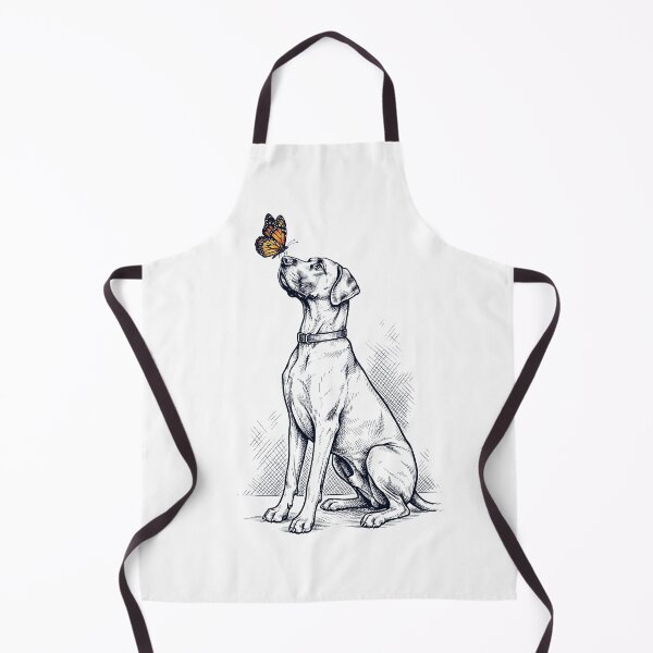 Item preview, Vintage Great Dane with Butterfly Dog Lover designed and sold by DoodleTortle.