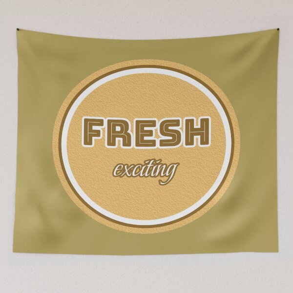 Item preview, Fresh Energy Retro Circle Typography Design designed and sold by PixelParinda.