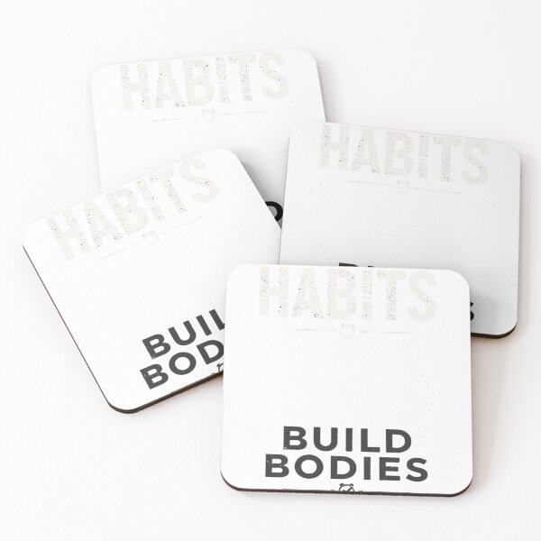 Item preview, Habits Build Bodies | Fitness Motivation Discipline Lifestyle Design designed and sold by guchieworldcollection.