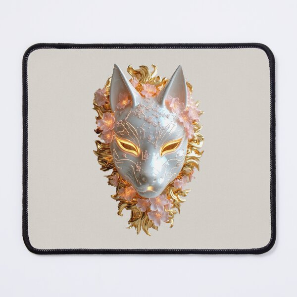 Item preview, SILK & STONE — Kitsune Blossom: Pearl Porcelain & Golden Embers I No. 01 designed and sold by Shift-Bloom.