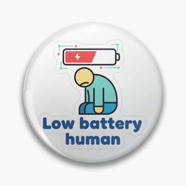 Item preview, Low battery human designed and sold by MARIBRANT.