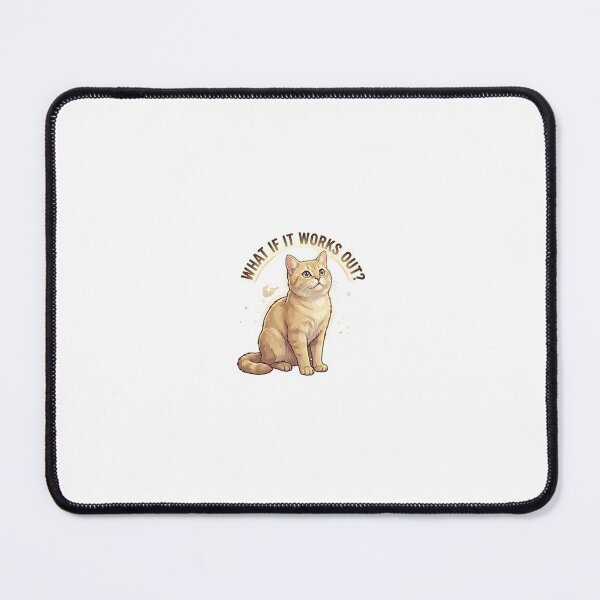 Item preview, What if it works out cat sticker designed and sold by wildbest.