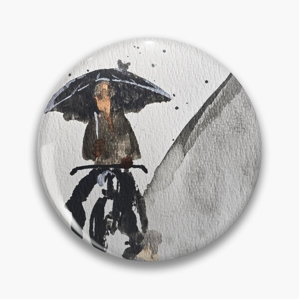 Item preview, Riding Through the Rain - Original Abstract Watercolor Art designed and sold by AliAltinelArt.