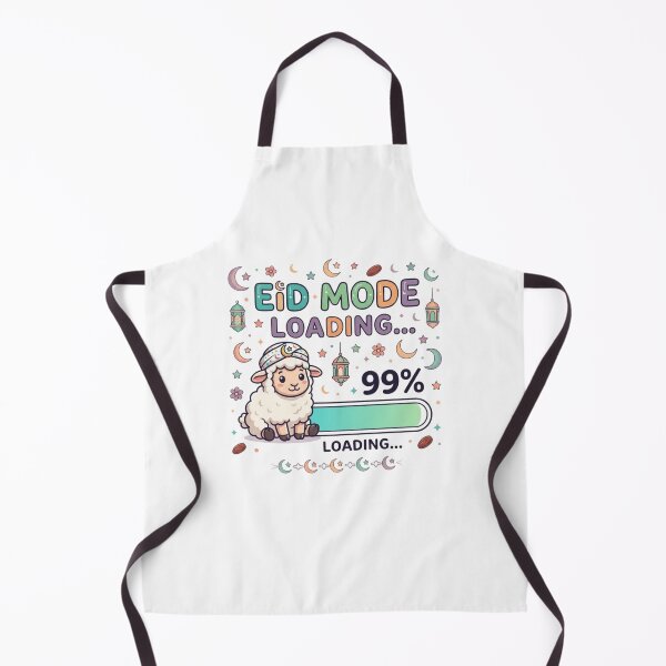 Item preview, Eid Mode Loading Funny Sheep Progress Bar Eid al Adha For kids Girls men Meme Design designed and sold by bilal sibgui.