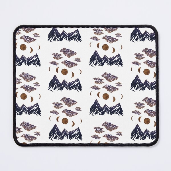 Item preview, Midnight Visions: Mountains & Moon Phases by NoRush designed and sold by NoRush..