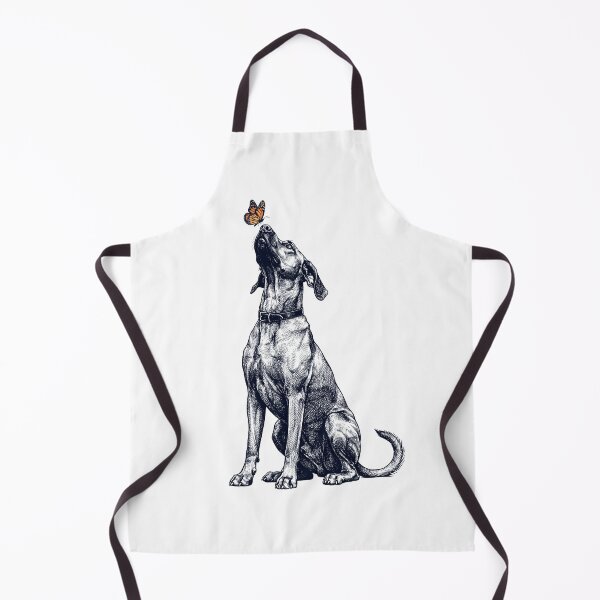 Item preview, Vintage Rhodesian Ridgeback with Butterfly Dog Lover designed and sold by DoodleTortle.