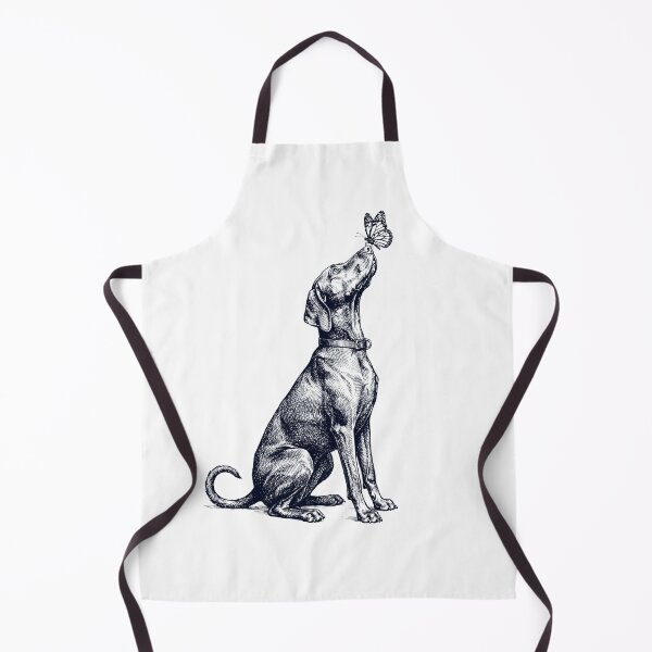 Item preview, Vintage Vizsla with Butterfly Dog Lover designed and sold by DoodleTortle.