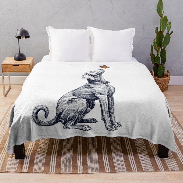 Item preview, Vintage Weimaraner with Butterfly Dog Lover designed and sold by DoodleTortle.