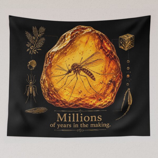 Item preview, Prehistoric Amber Natural History Print designed and sold by agearb.
