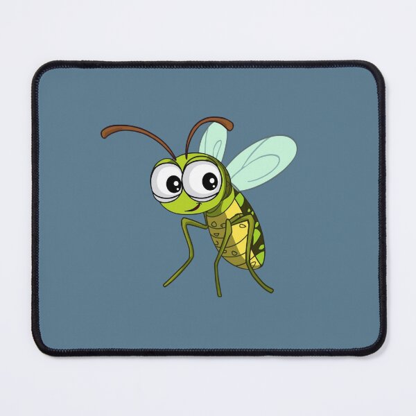 Item preview, Smiling green mosquito designed and sold by Art70shop.