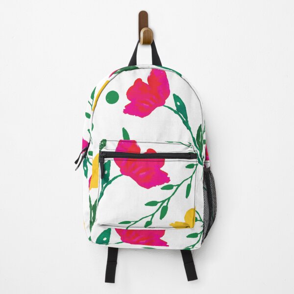 Item preview, White version of Vibrant spring pattern with tulips  designed and sold by studiodrchicken.
