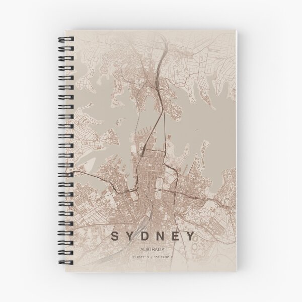 Item preview, Sydney, Australia - City Map (Rustic) designed and sold by Fish4Maps.