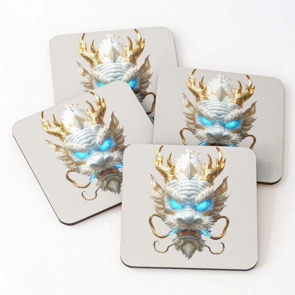 Item preview, SILK & STONE — Imperial Dragon: White Jade & Electric Neon I No. 01 designed and sold by Shift-Bloom.