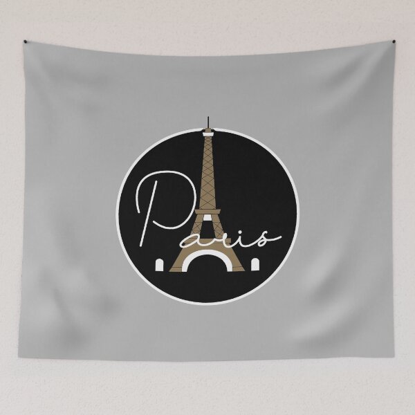 Item preview, Paris Eiffel Logo Gold designed and sold by Indepp.