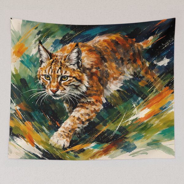 Item preview, Dynamic Lynx in Motion designed and sold by cuprum.