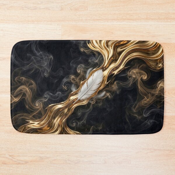 Item preview, Nafas Wing: Molten Liquid Gold & Ethereal Smoke Signature Feather designed and sold by Nafas Wing.