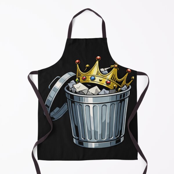 Item preview, Trash Can Crown King Humorous Sarcastic Design designed and sold by Tsugraf Designs.