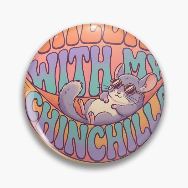 Item preview, Chinchilla Lover Gift – “Chillax with My Chinchilla” Cute Funny Design designed and sold by UniqueArtsOnly.