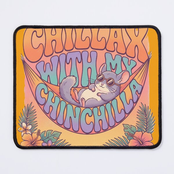Item preview, Chinchilla Lover Gift – “Chillax with My Chinchilla” Cute Funny Design designed and sold by UniqueArtsOnly.