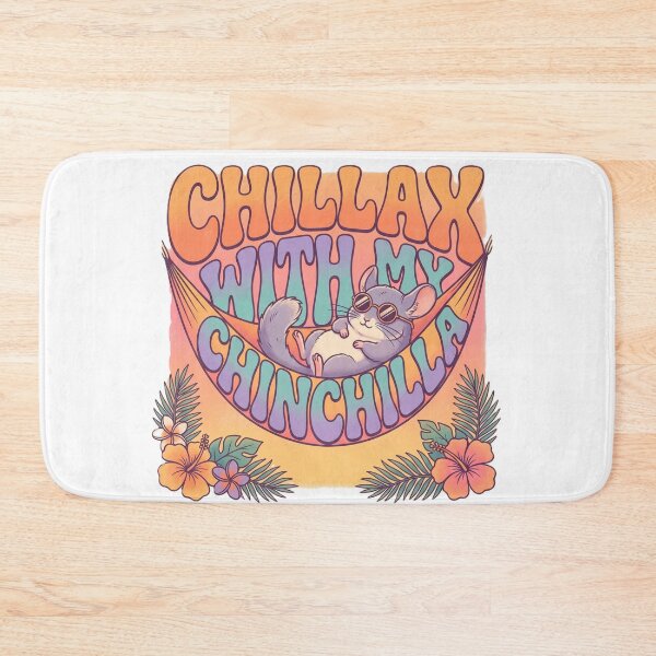 Item preview, Chinchilla Lover Gift – “Chillax with My Chinchilla” Cute Funny Design designed and sold by UniqueArtsOnly.