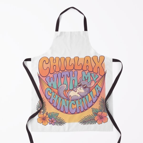 Item preview, Chinchilla Lover Gift – “Chillax with My Chinchilla” Cute Funny Design designed and sold by UniqueArtsOnly.