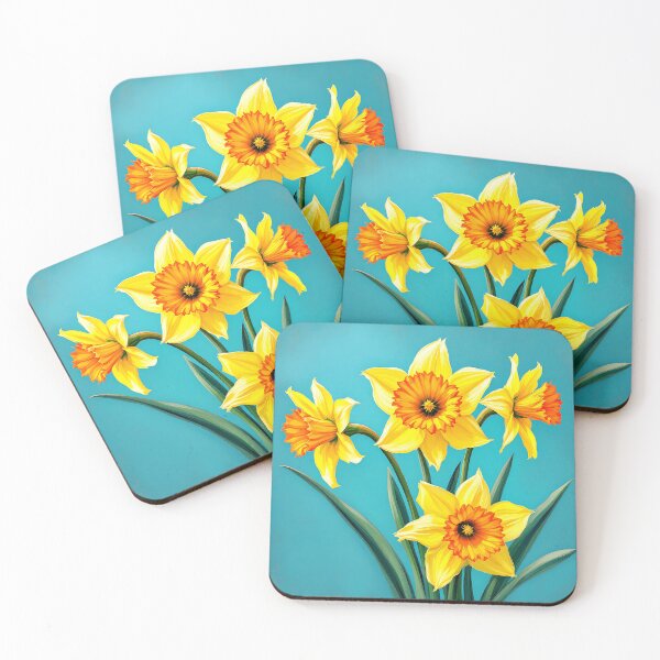 Item preview, Yellow Daffodil Flowers Design designed and sold by roxysnextgenart.