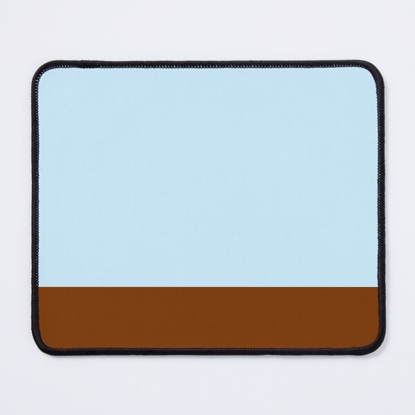 Item preview, Minimalist Cool Blue and Brown Color Block Solid designed and sold by kierkegaard.