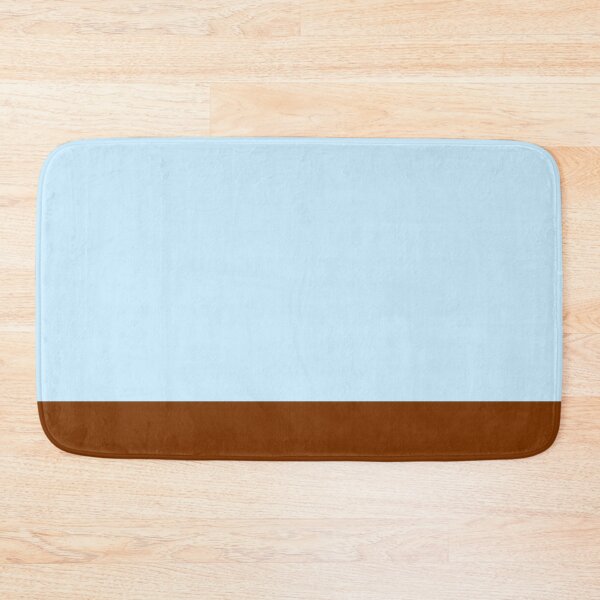 Item preview, Minimalist Cool Blue and Brown Color Block Solid designed and sold by kierkegaard.