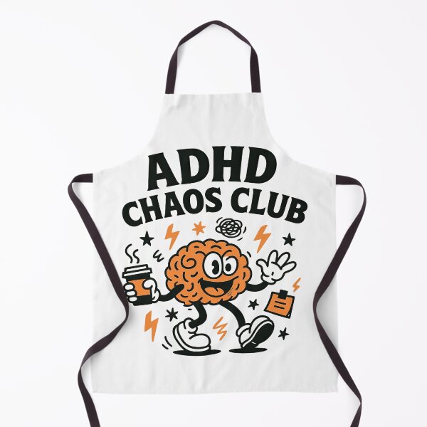 Item preview, ADHD Chaos Club Funny Relatable designed and sold by Retr0Tshirts.
