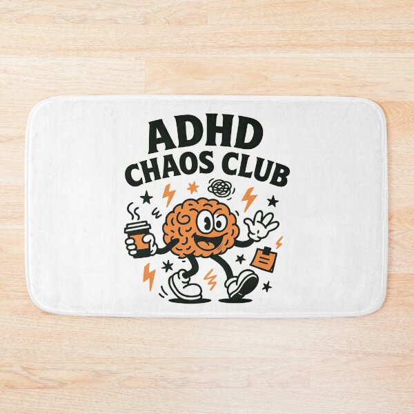 Item preview, ADHD Chaos Club Funny Relatable designed and sold by Retr0Tshirts.