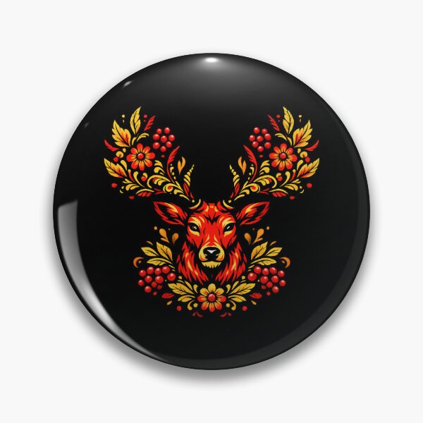 Item preview, Floral Deer Head – Vintage Nature Boho Wildlife designed and sold by SidTastic .