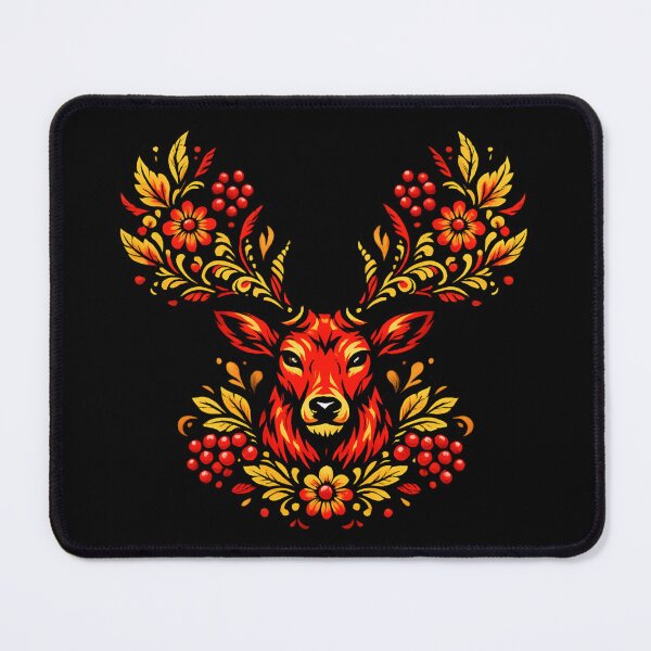 Item preview, Floral Deer Head – Vintage Nature Boho Wildlife designed and sold by SidTastic .