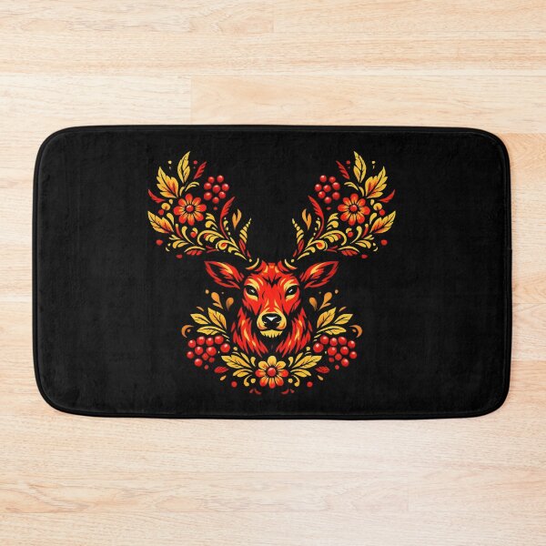 Item preview, Floral Deer Head – Vintage Nature Boho Wildlife designed and sold by SidTastic .