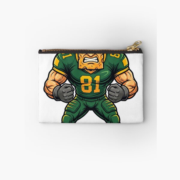 Item preview, Aggressive Cheese Head Football Player Mascot 81 designed and sold by Pandora´s Box.