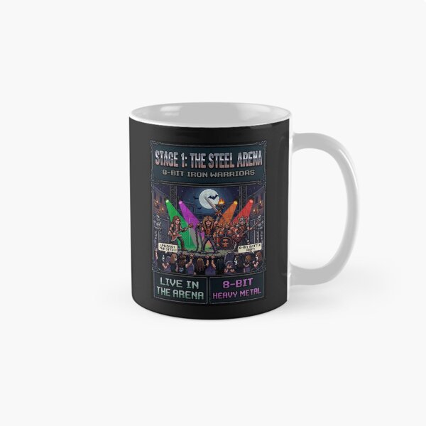 Item preview, Heavy metal pixel art designed and sold by MetalSatyrShop.